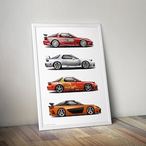 The Fast and the Furious , 2 Fast 2 Furious & Tokyo Drift RX-7 FD Collection