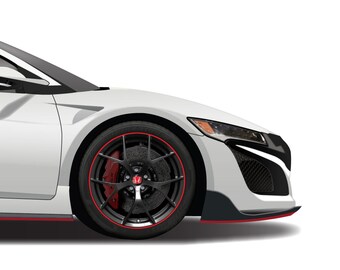 NSX-R 世代プリント、NA1、NA2、NC1 (アート チューナーズ