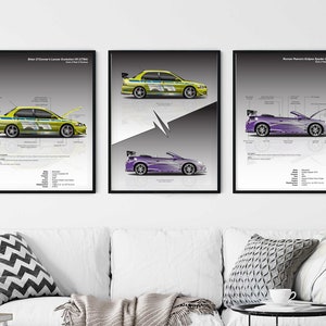 &quot;2 Fast 2 Furious: &quot;&quot;Brian O&#39;Conner&quot;&quot; Lancer Evo VII und Roman Pearce&#39;s &quot;&quot;Eclipse Spyder&quot;&quot; GTS-Battle Mode.&quot;