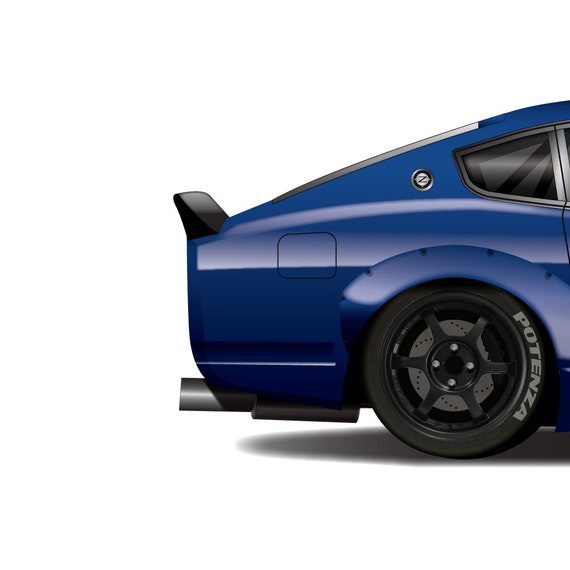 Wangan Midnight Car Print: Limited Edition Automotive Art - Etsy
