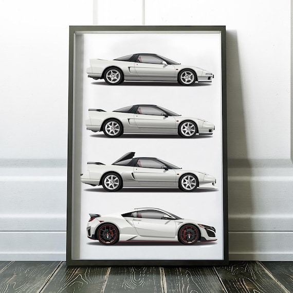 NSX-R Generation Print: JDM Car Poster, Art Tunerz Type R Concept