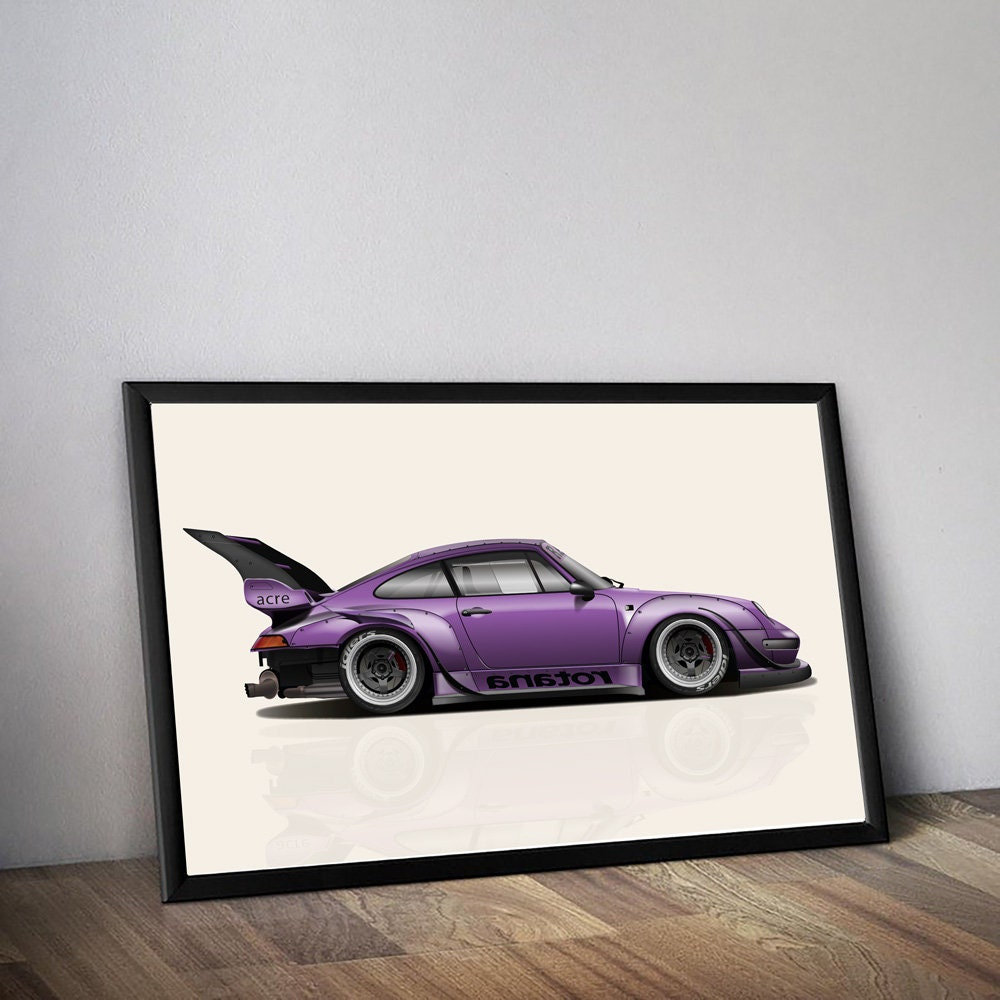 RWB Rotana 993 Print: Akira Nakai German Sportscar Art - Etsy