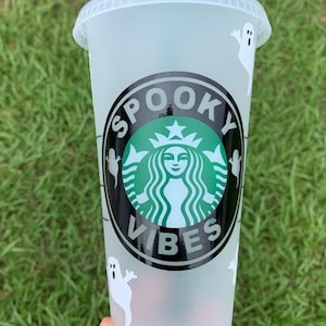 Halloween Custom Starbucks Cup, Starbucks Cup, Halloween Cup, Custom Cup