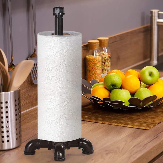 Handmade Industrial Farmhouse Paper Towel Holder
