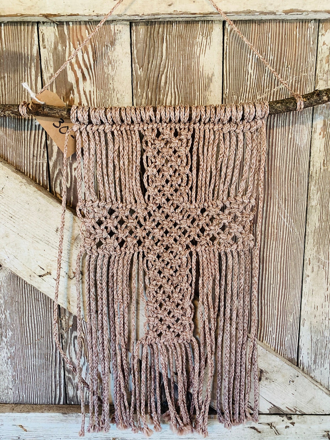 Macrame Cross Wall Hanging Etsy