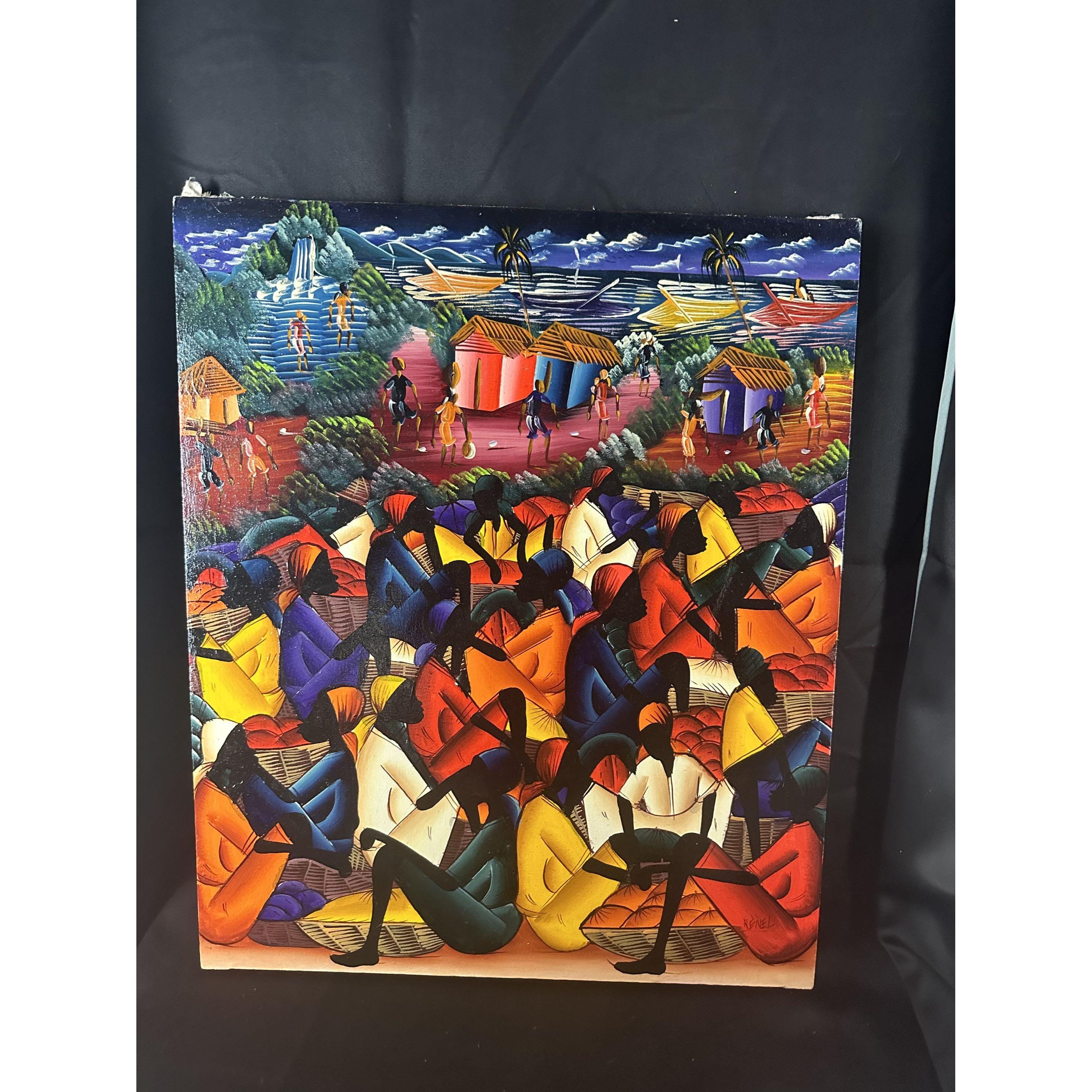Haitian signed art - Etsy 日本 Haitian signed art - Etsy 日本