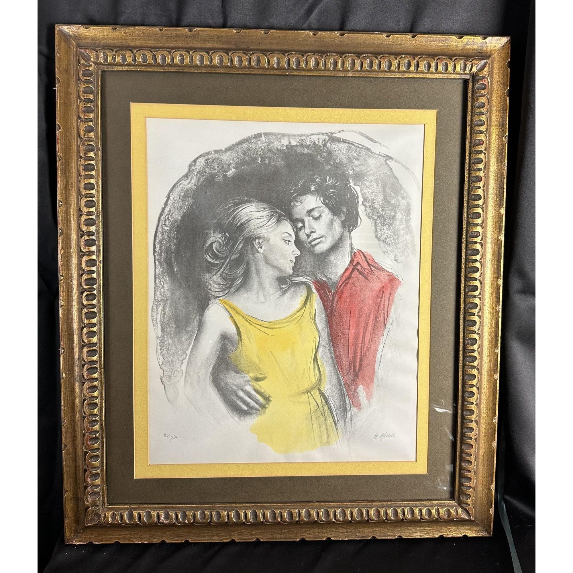 Framed Limited Edition 113/250 Print by M. Maurice - 