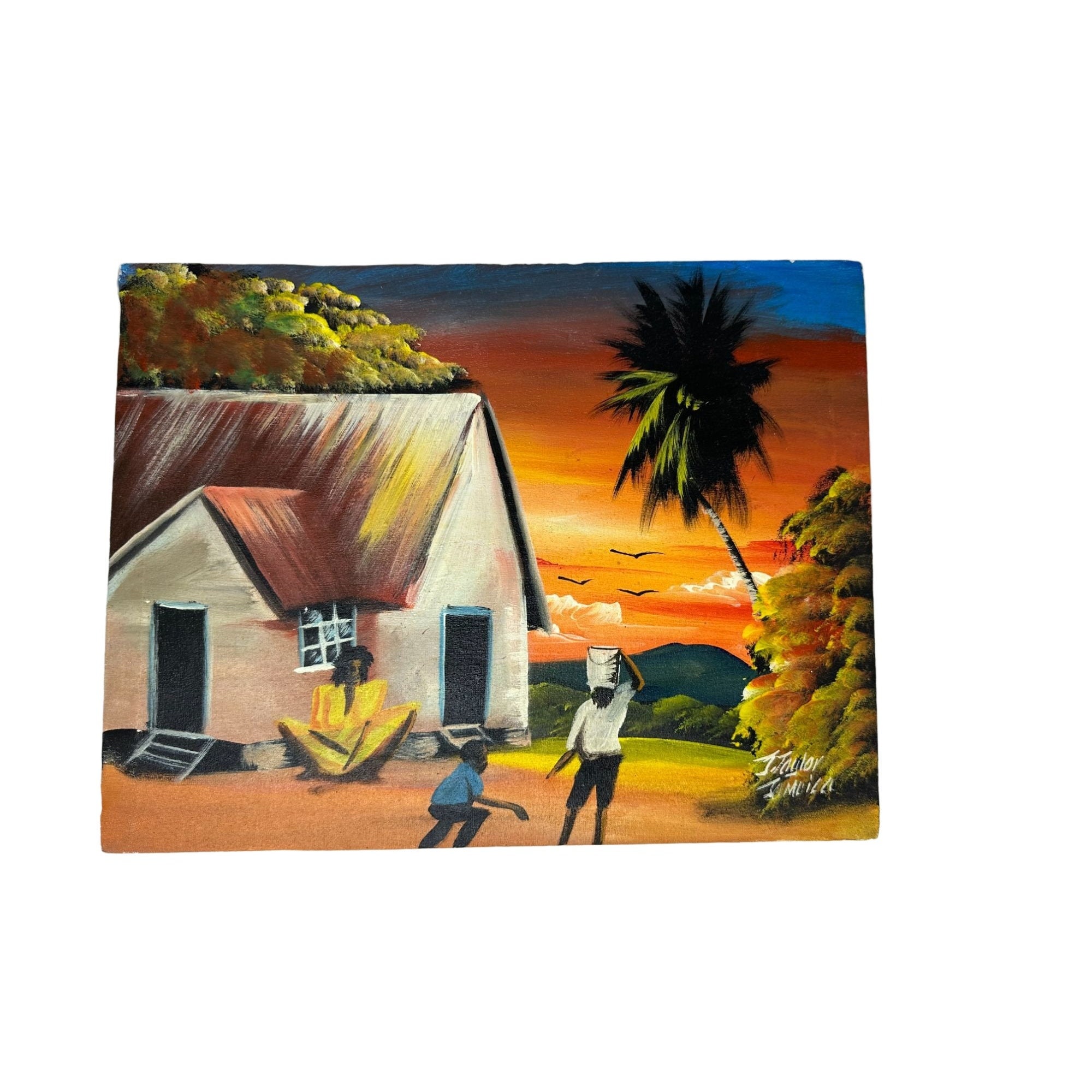 J J(jerome) Taylor Jamica Canvas Original Painting - Etsy