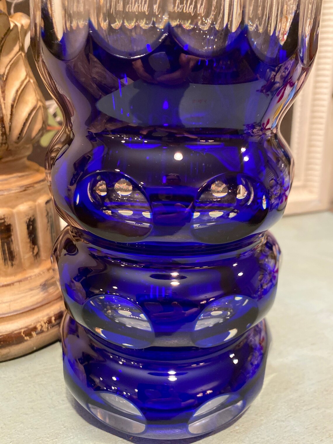 Shannon Crystal Vase Designs of Ireland Made in Poland 24 Lead Crystal