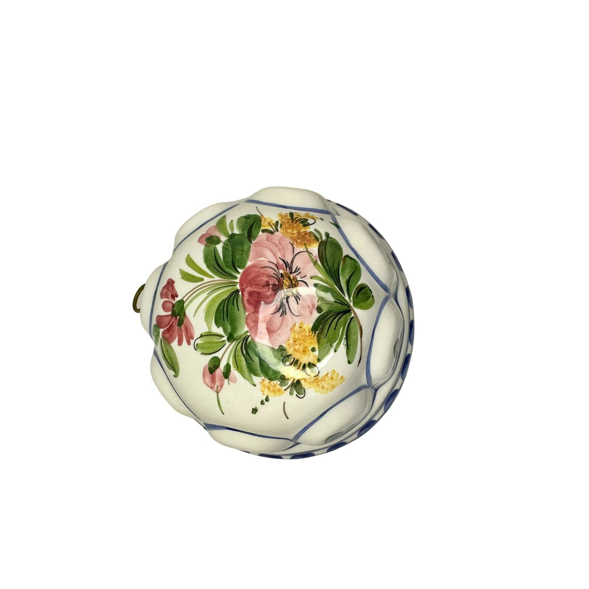 Bassano italienische Keramik mediterrane Antipastiplatte – Trödelfuchs Vintage Shop