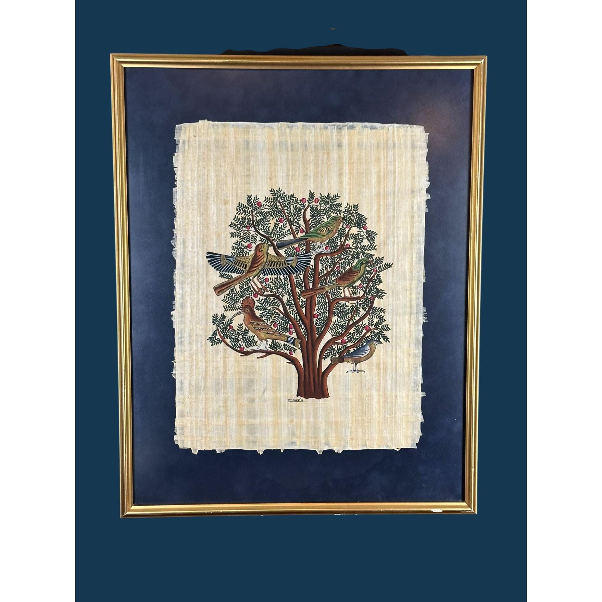 Papyrus Birds Tree of Life - Etsy