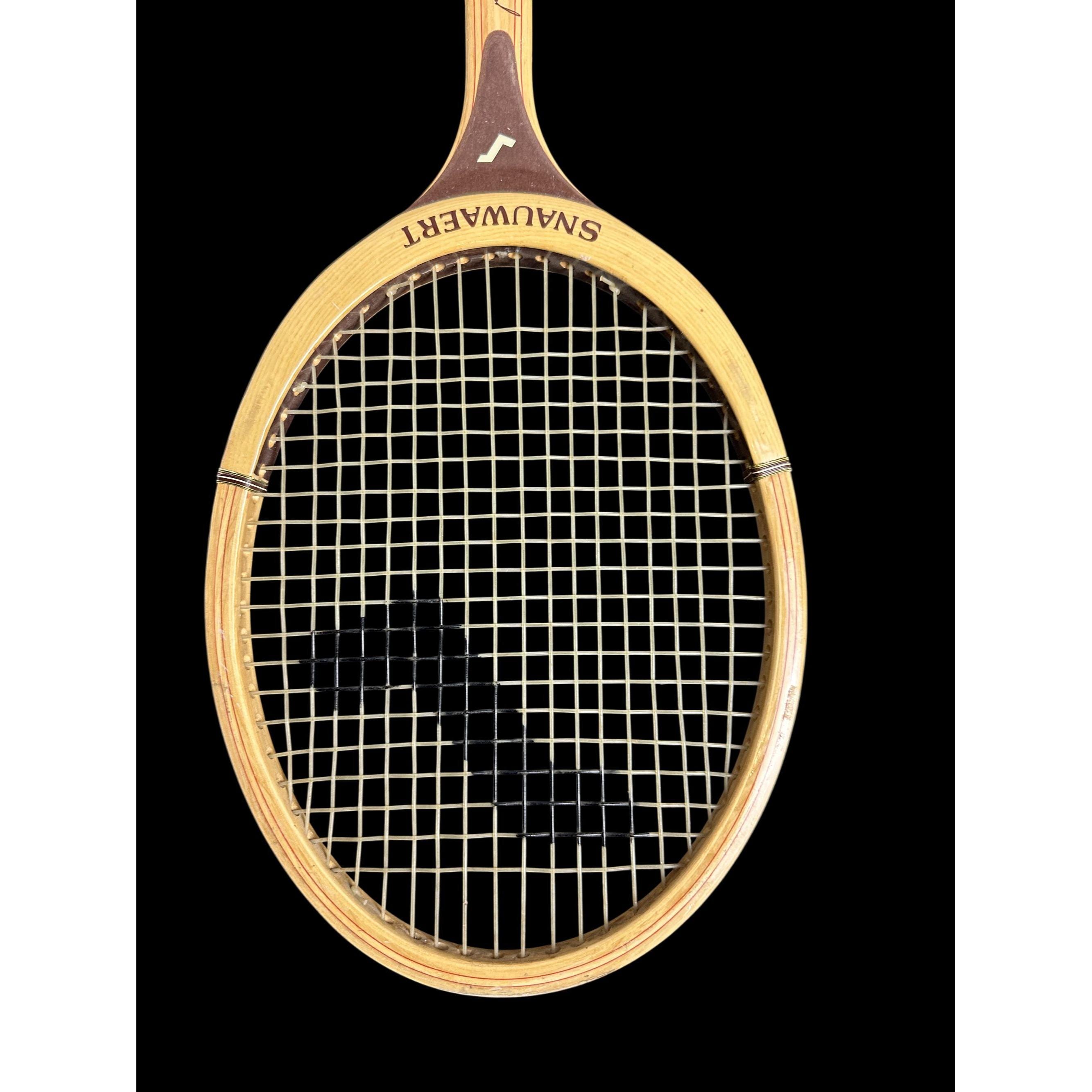 Raquette de Tennis SNAUAERT SENATOR vintage en Bois (Très Rare