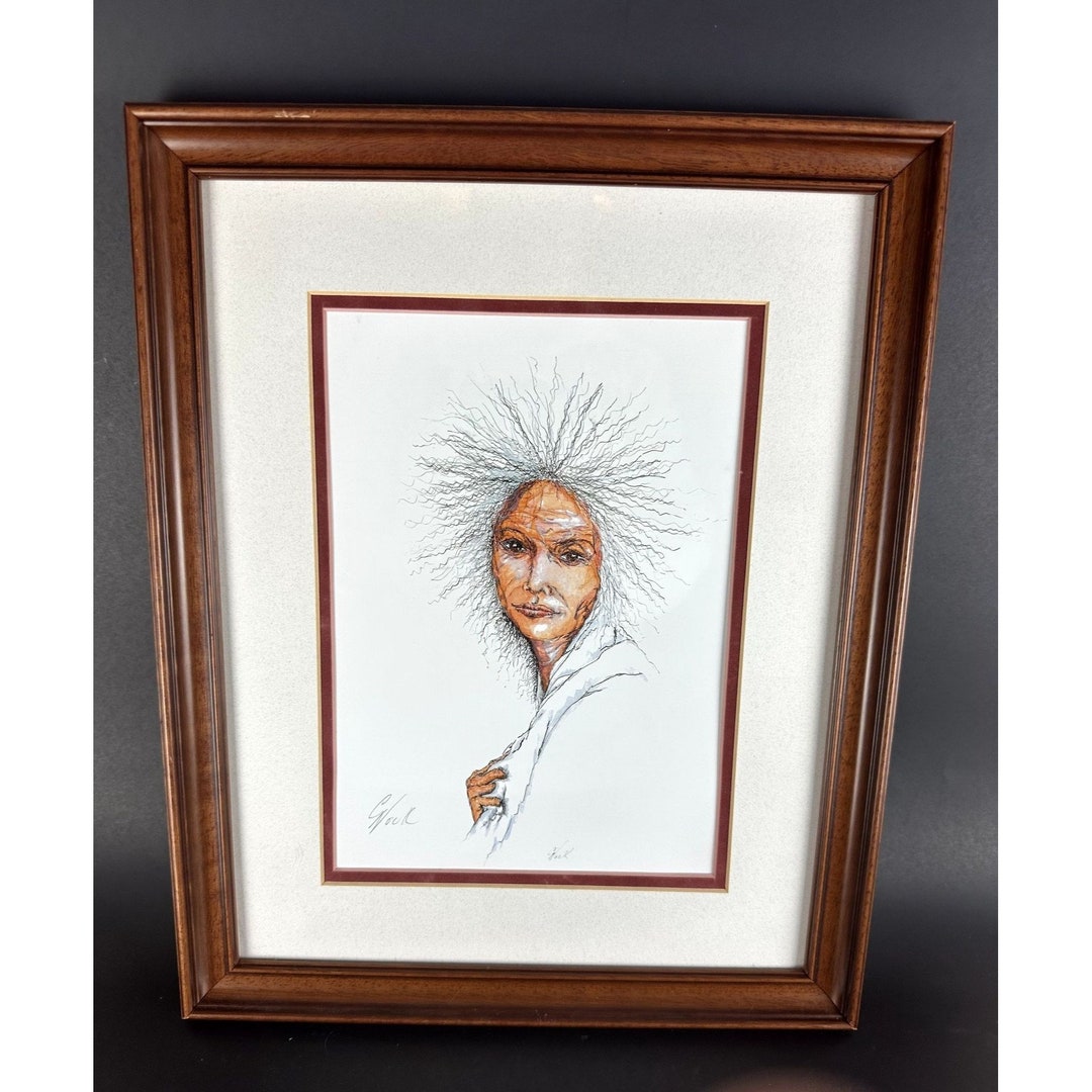 絵画 nock The Late African American George Nock Signed Print Art Collection