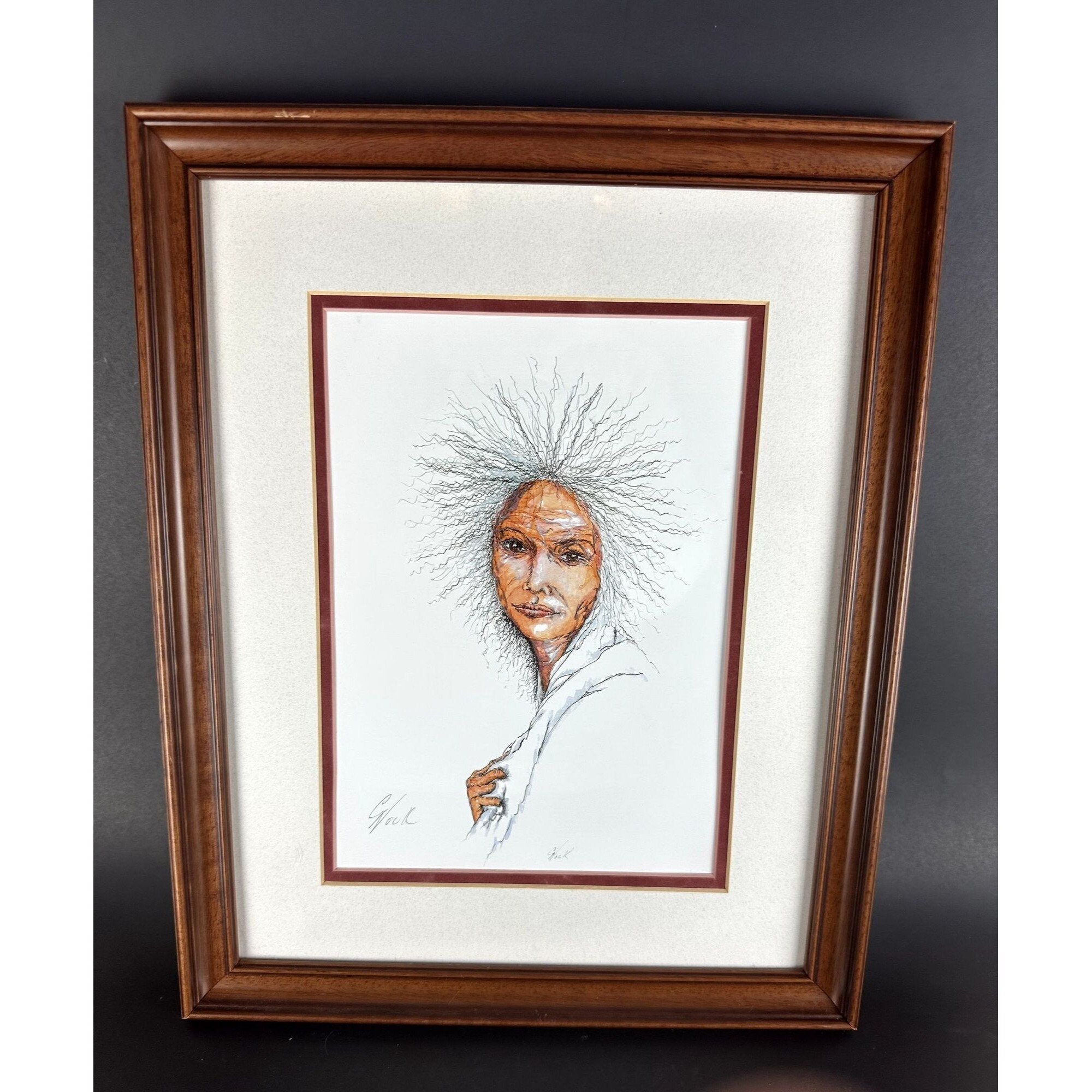 絵画 nock The Late African American George Nock Signed Print Art Collection
