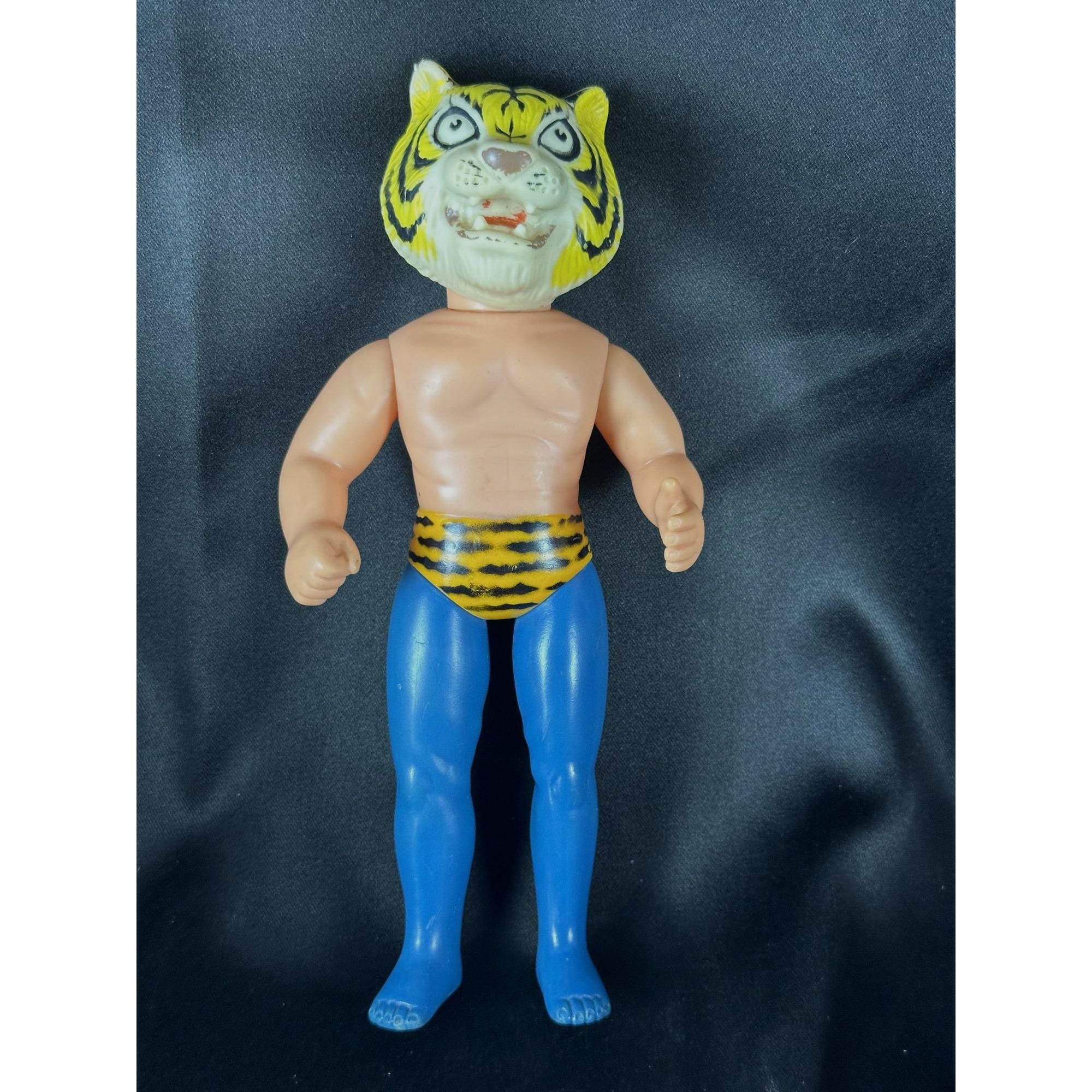 Nakajima Seisakusyo Vintage Tiger Mask Earliest 1969 Nakajima Soft Nakajima Seisakusyo Vintage Tiger Mask Earliest 1969 Nakajima Soft