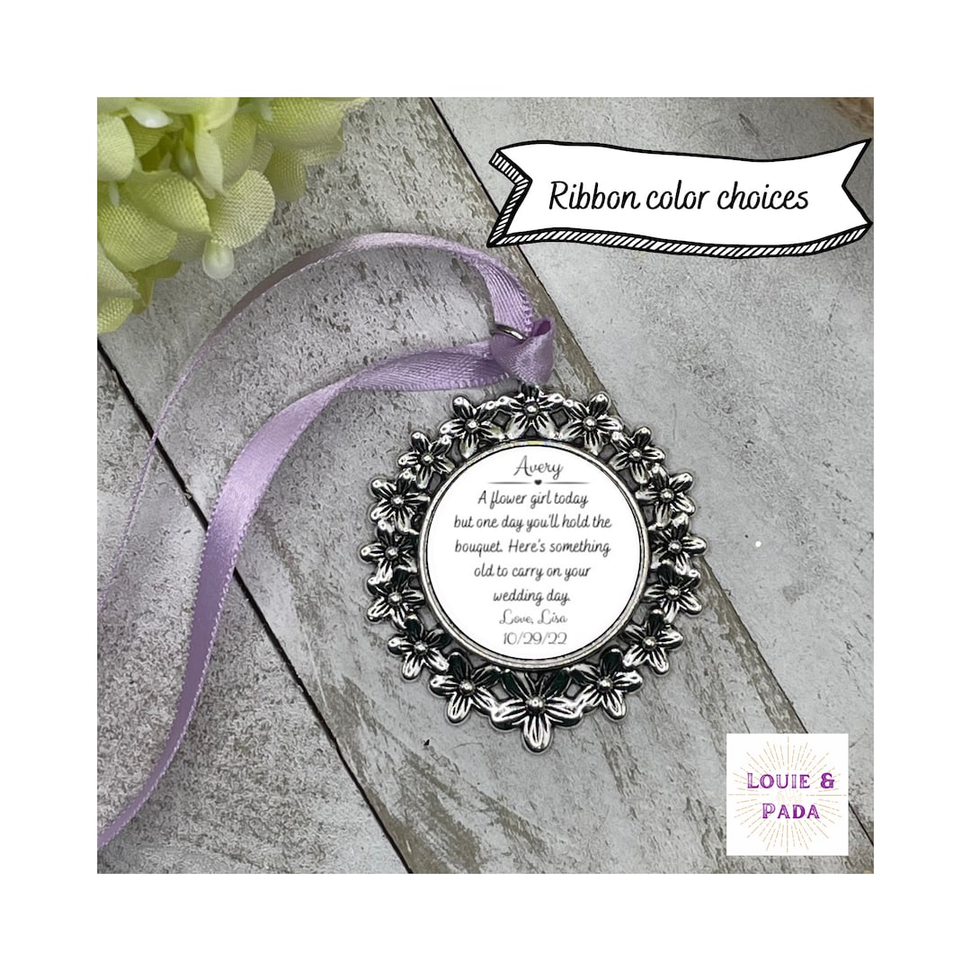 Flower Girl Charm/ Bridesmaid Charm/ Bridesmaid Proposal Gift/ Flower