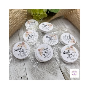 Boho Mint to Be wedding favor stickers/ Mint favor stickers/ Custom wedding favor stickers/ Mint candy labels/ Personalized favor stickers