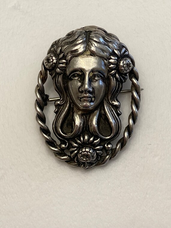 Heavyweight Sterling Silver Pin/Brooch - image 4