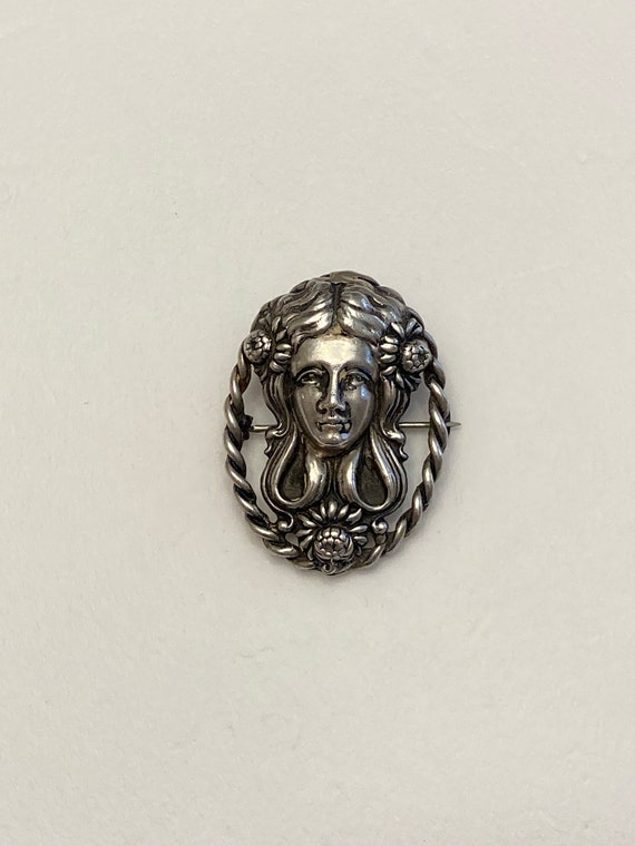 Heavyweight Sterling Silver Pin/Brooch - image 2