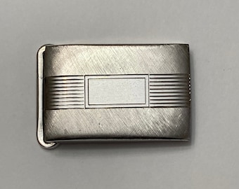 La Mode Sterling Silver Belt Buckle Vintage