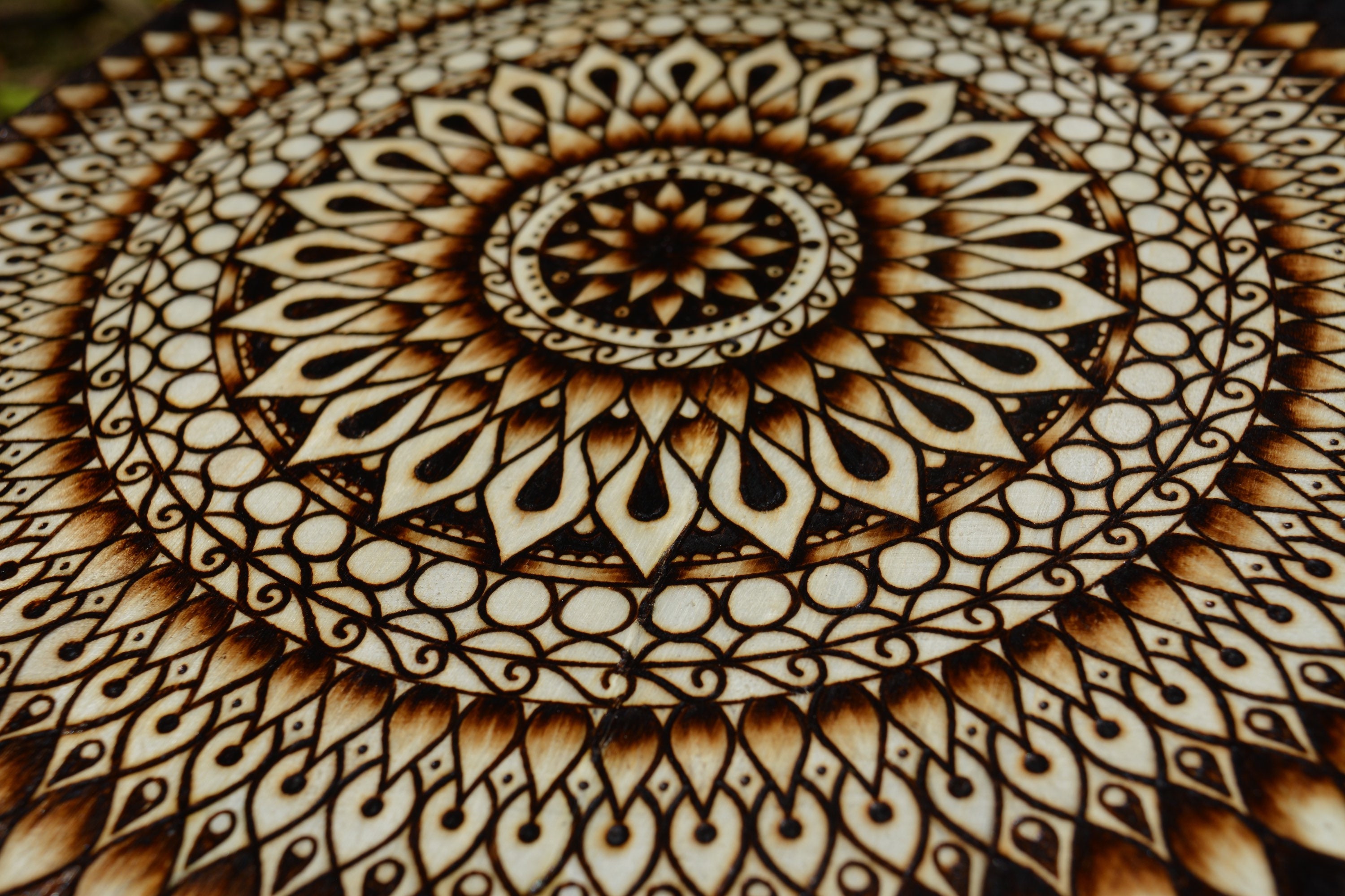 Simple Pyrography Mandala Luxury Square Mandala Pyrography Wooden Keepsake Box Hippie - Etsy