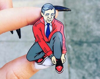 Mr. Retro 1 Enamel Pin