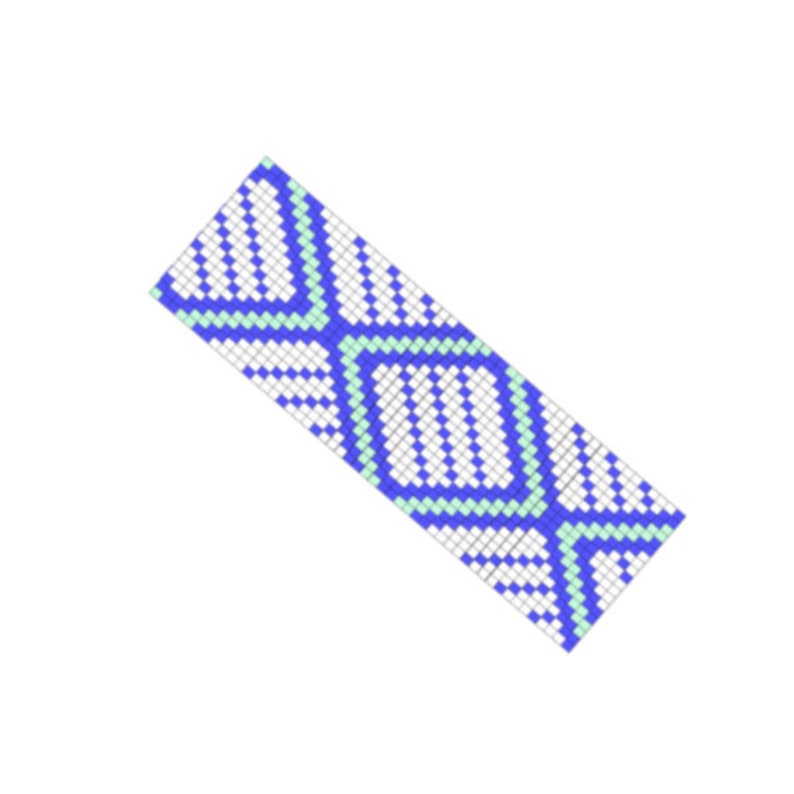 Loom bracelet pattern loom pattern miyuki pattern square Etsy