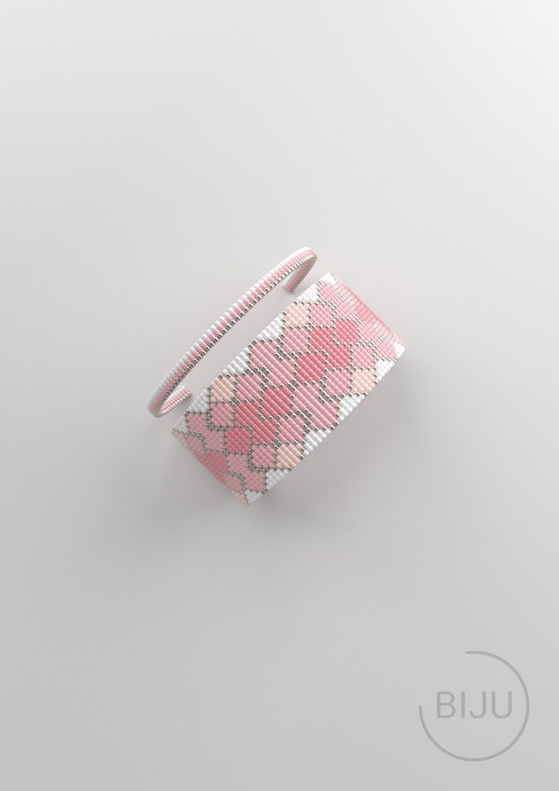 Loom bracelet pattern loom pattern miyuki pattern square Etsy