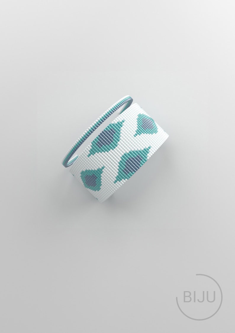 Loom bracelet pattern loom pattern miyuki pattern square Etsy