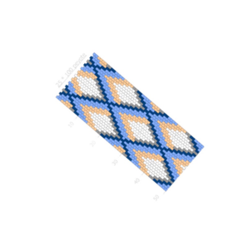 peyote bracelet pattern peyote pattern odd count stitch etsy