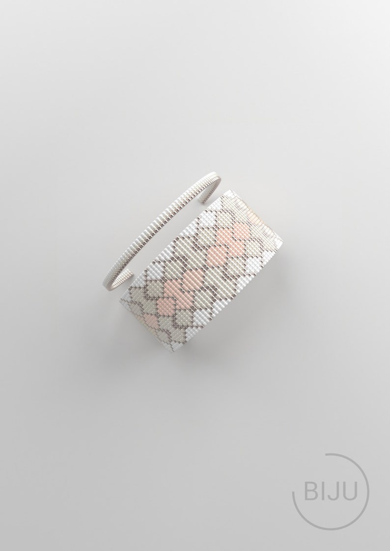 Loom bracelet pattern loom pattern miyuki pattern square Etsy