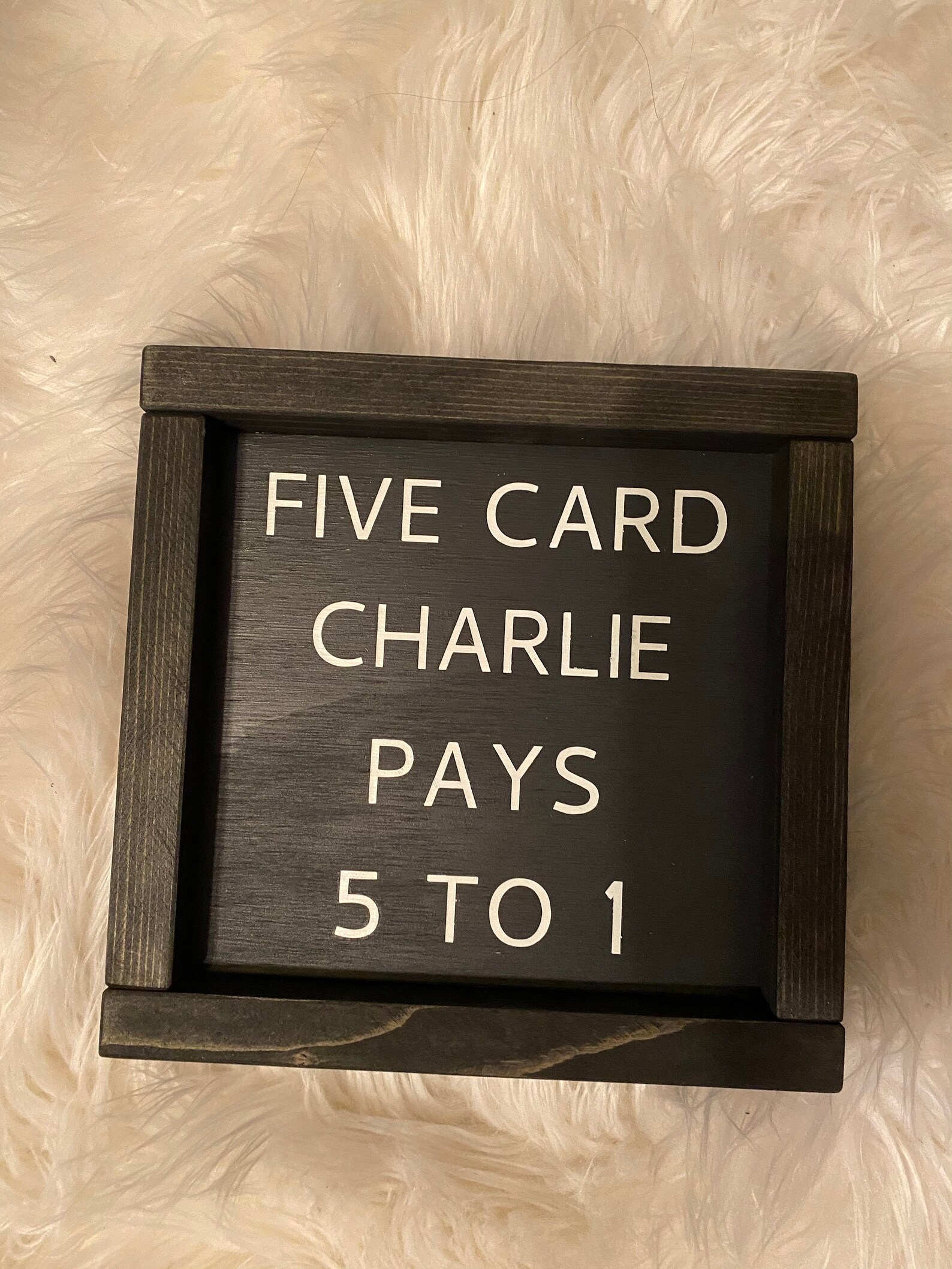 Five Card Charlie Friends sign Friends TV show Joey and | Etsy