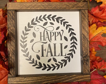 Happy Fall, fall decor, home decor, seasonal decor