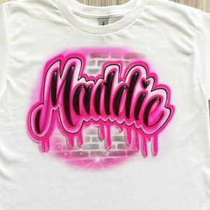 Personalized Airbrush T-shirt | Airbrush Shirt | Airbrush Bralette