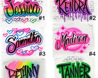 Custom Airbrush Apparel personalized t shirt