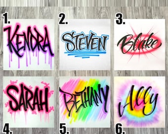 Custom Airbrush Apparel Personalized T shirt