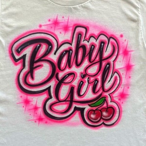 Cherry Airbrush Shirt | Y2K shirt | Summer Shirt