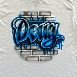Graffiti Airbrush Shirt | Airbrushed Shirt | Custom T Shirt