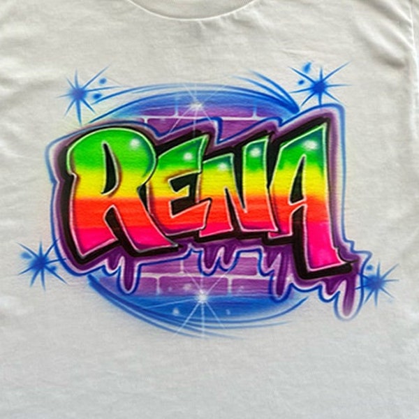 Glow in the dark Airbrushed T Shirt | Airbrush Shirt | Airbrush shirts