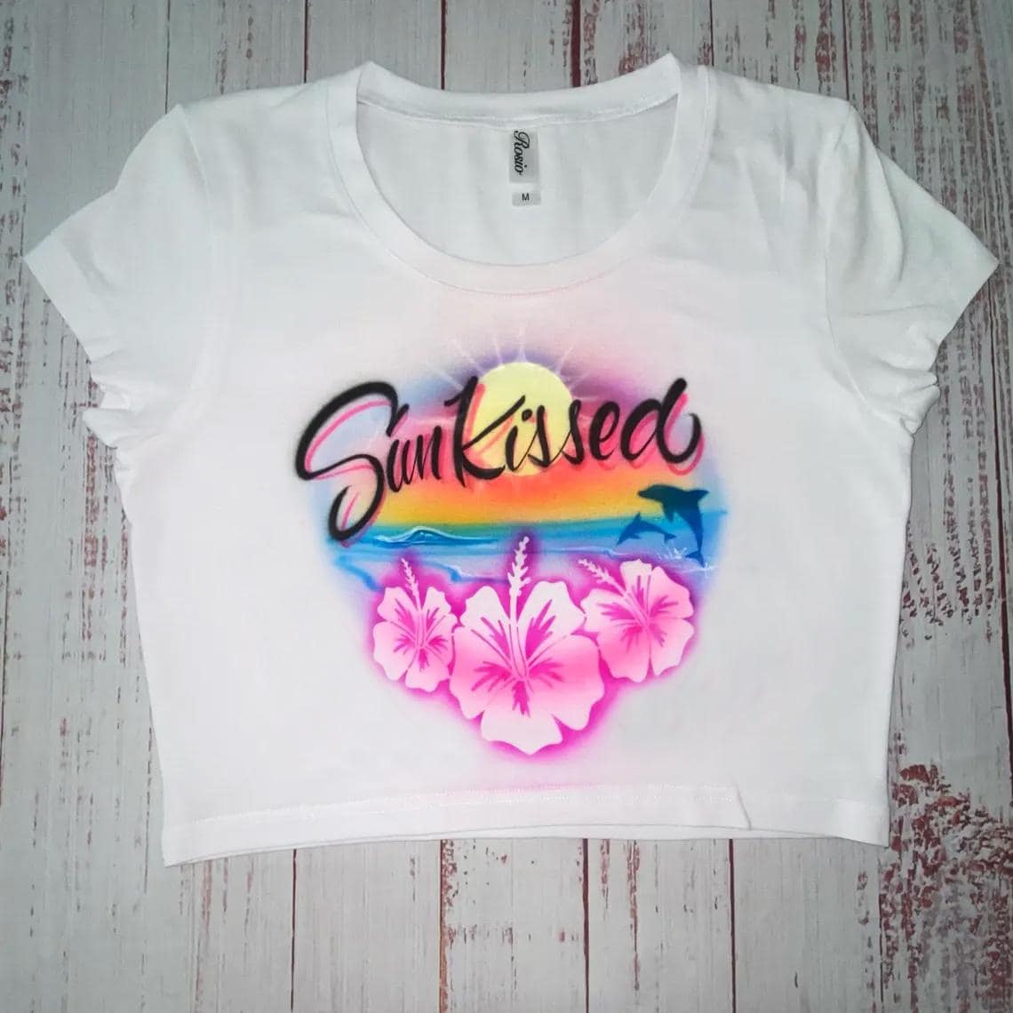 Airbrush Crop Top | Airbrush Hoodie | Airbrush T Shirt - Etsy