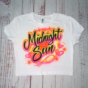 Airbrush Crop Top | Airbrush Hoodie | Airbrush T Shirt