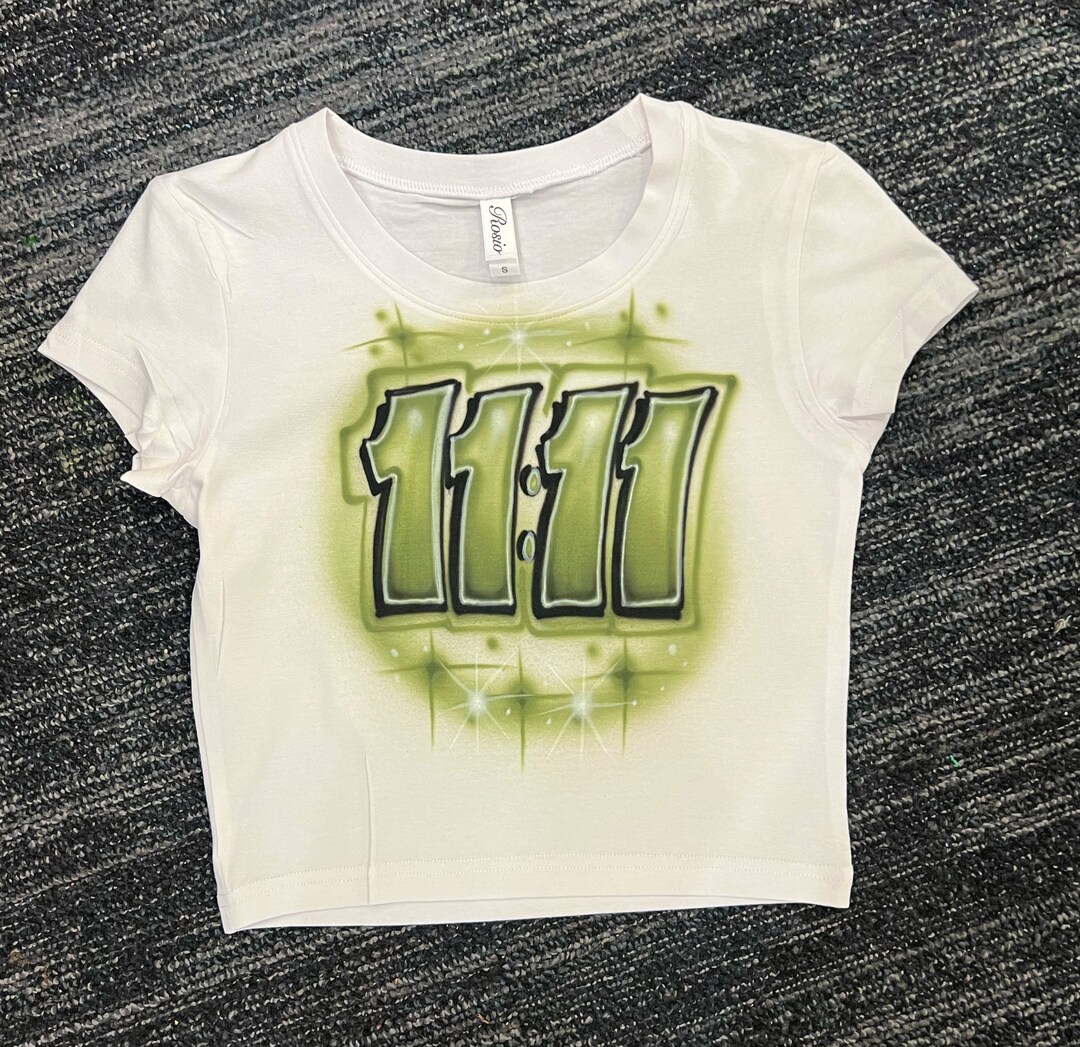 Personalized Airbrush Crop Top Airbrush Shirt Airbrush Bralette Etsy