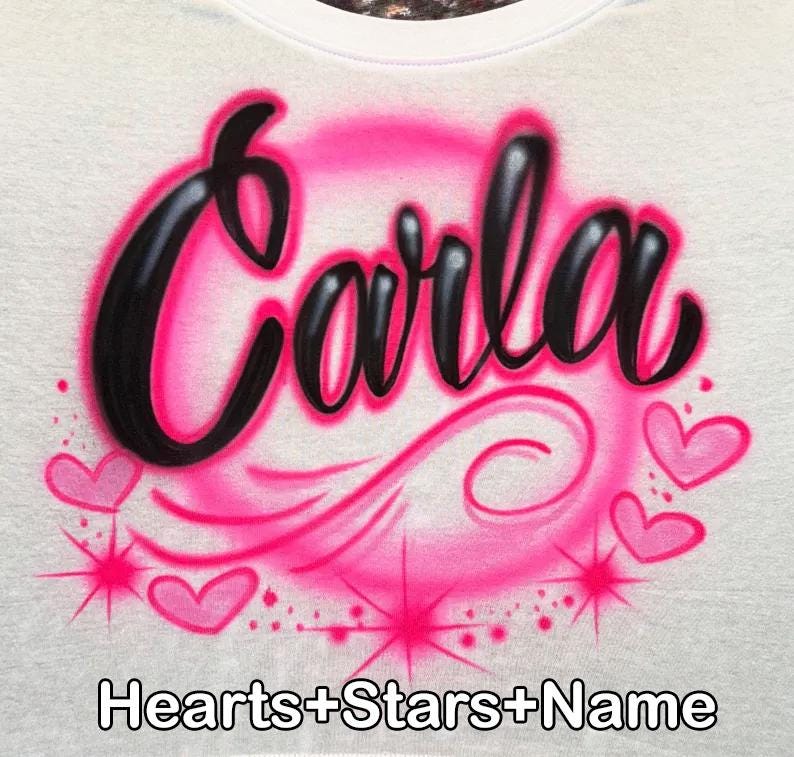 Custom Airbrush Summer Tank Top, Personalized Apparel Neon Cherries 1 Word/Name