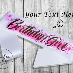 Personalized Sash, Custom Wedding Sash, Custom Baby Shower Sash, Custom Graudation Sash, Custom Birthday Sash, Custom Bachelorette Sash
