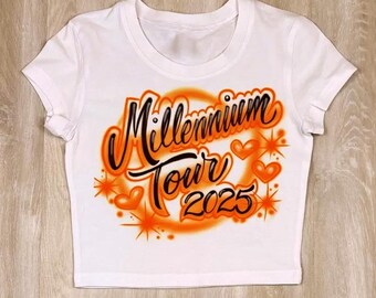 Millennium Tour Shirt | Concert Tee | Airbrush Shirt - Etsy