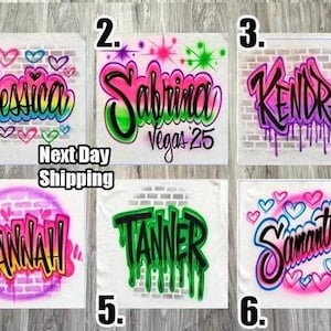 Custom Airbrush Apparel personalized t shirt