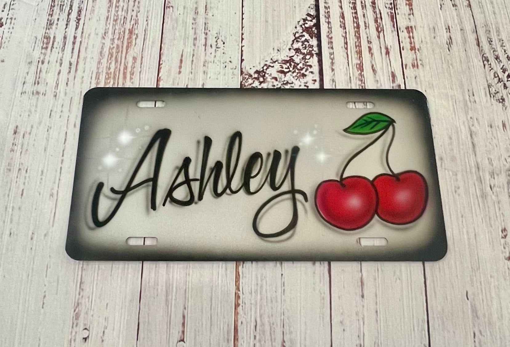 Airbrush License Plate | Custom License Plate  | Personalized License Plate |