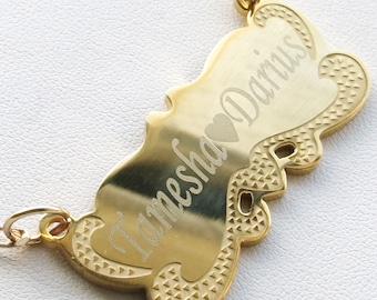 Personalized Name Necklace: Custom Engraved Jewelry Gift