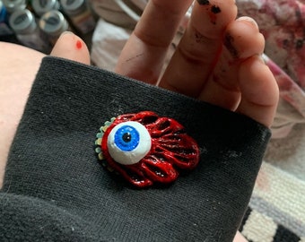 A Clockwork Orange - Red Kroovy Eyeball Pin