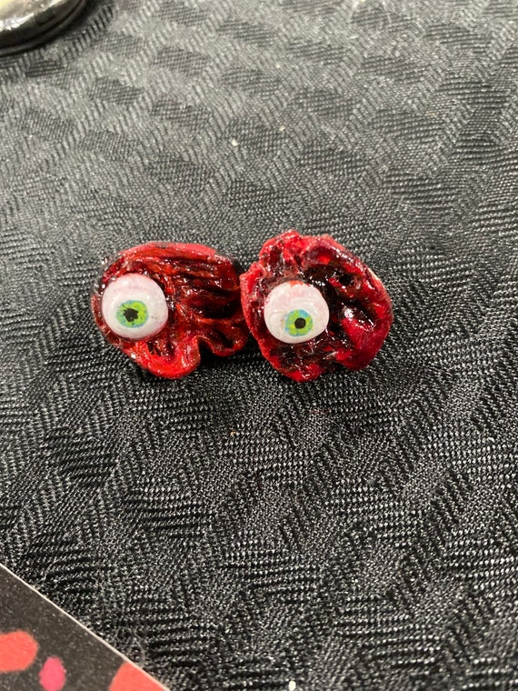 A clockwork Orange - Red Kroovy Eyeball studs
